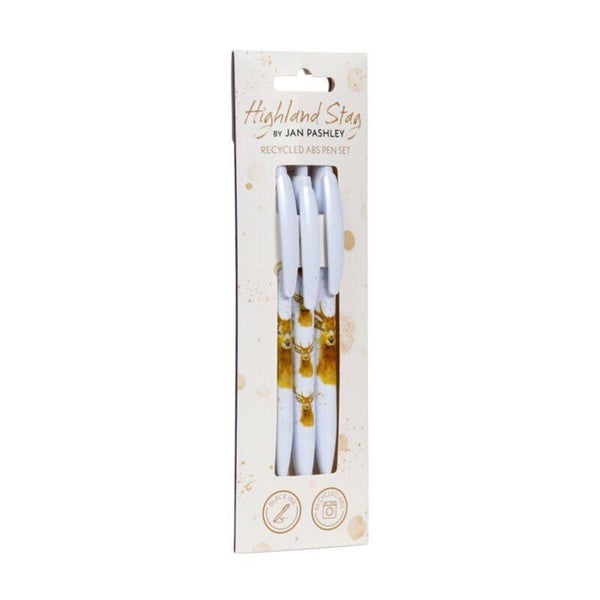 Stag Recycled ABS Pen set of 3