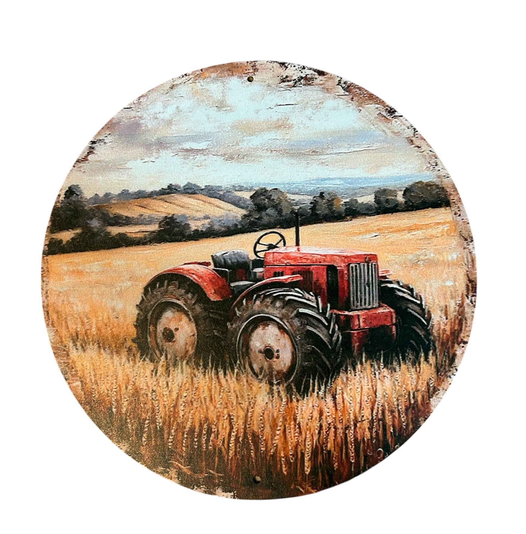 Round Aluminium Wall Art
