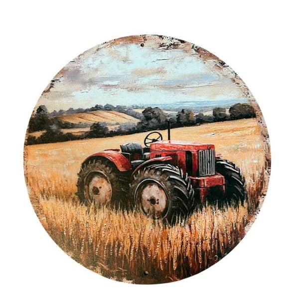 Round Aluminium Wall Art