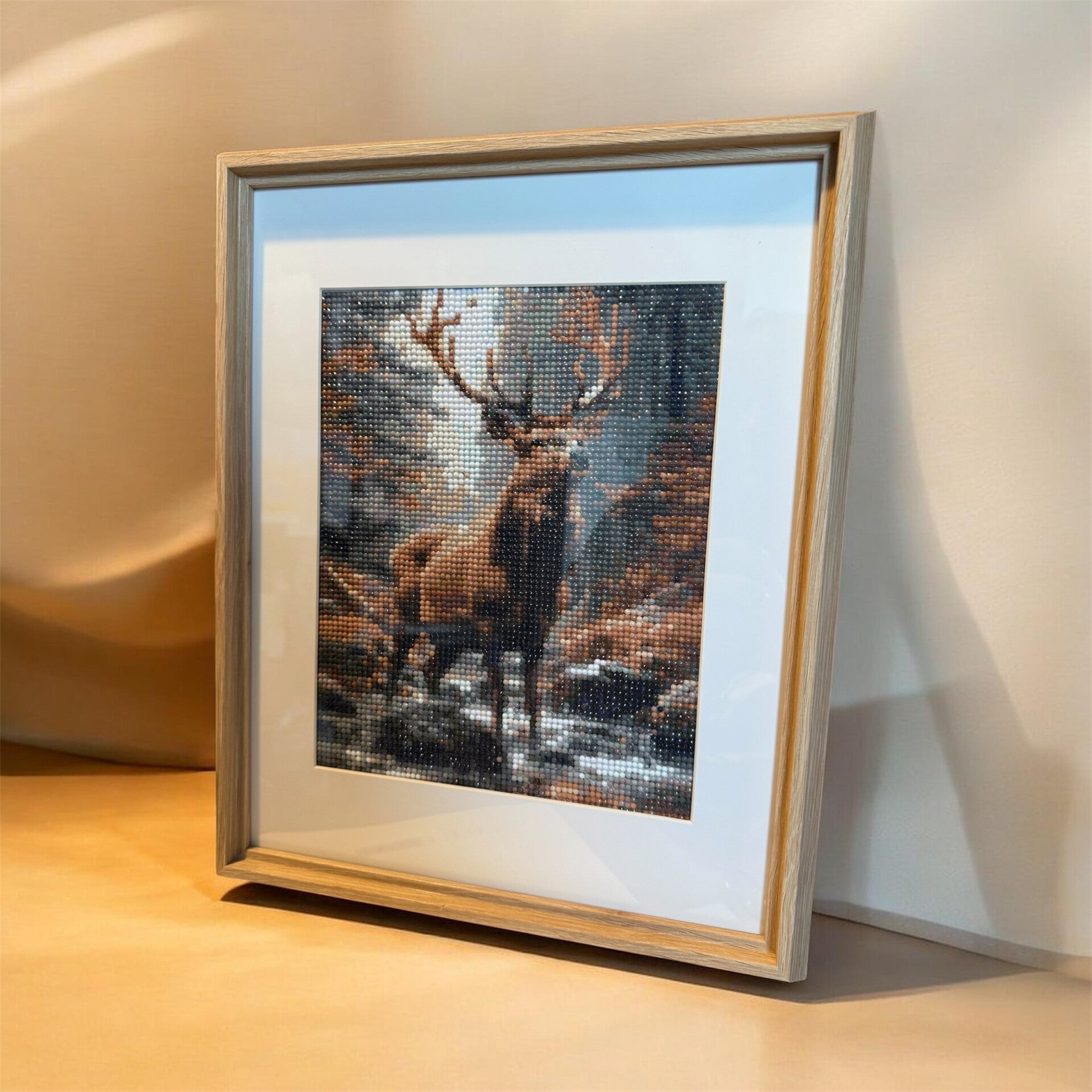 Stag Diamond Art Framed Picture
