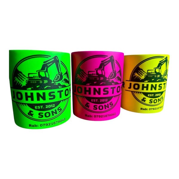 R Johnstone Fluorescent Mugs