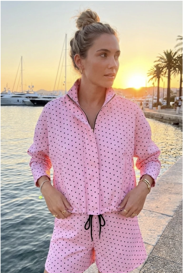 Ensemble LUNA - Veste oversize & short à pois S/M - M/L