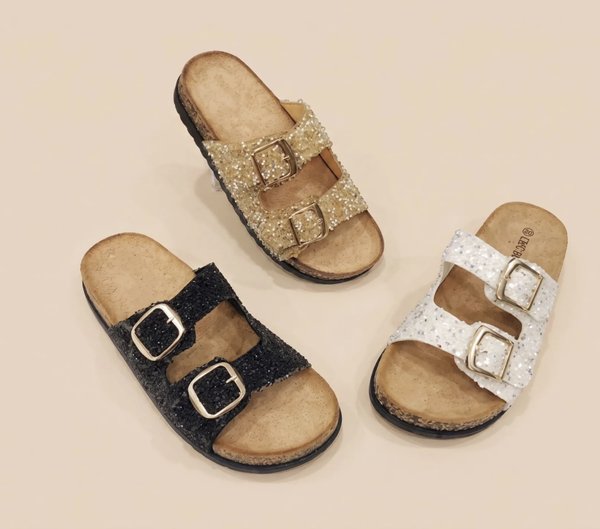 Sandale PAILLETTE - Confort & boucles