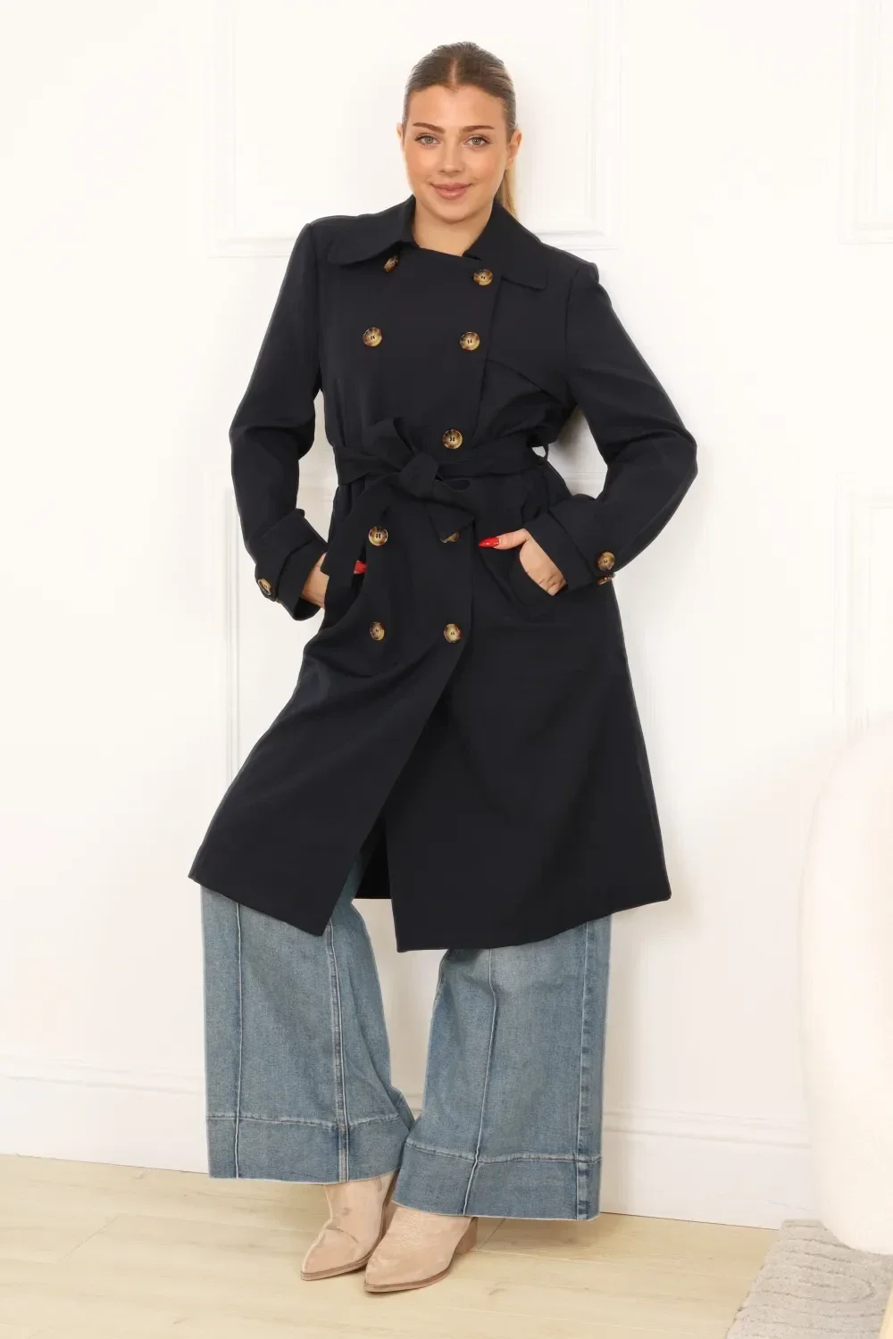 Trench BARBARA  - Coupe structurée & tombé élégant du S au L (36 au 40)