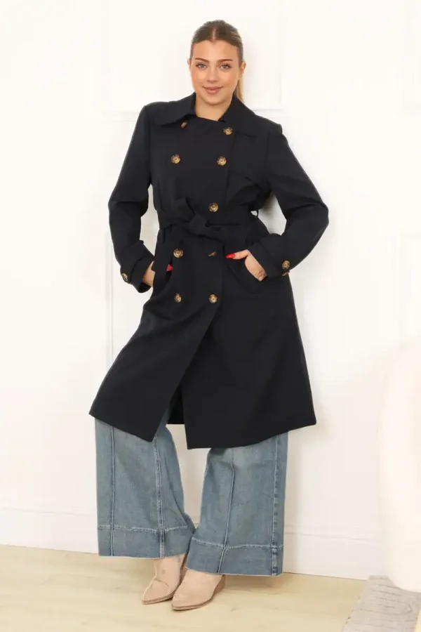 Trench BARBARA  - Coupe structurée & tombé élégant du S au L (36 au 40)