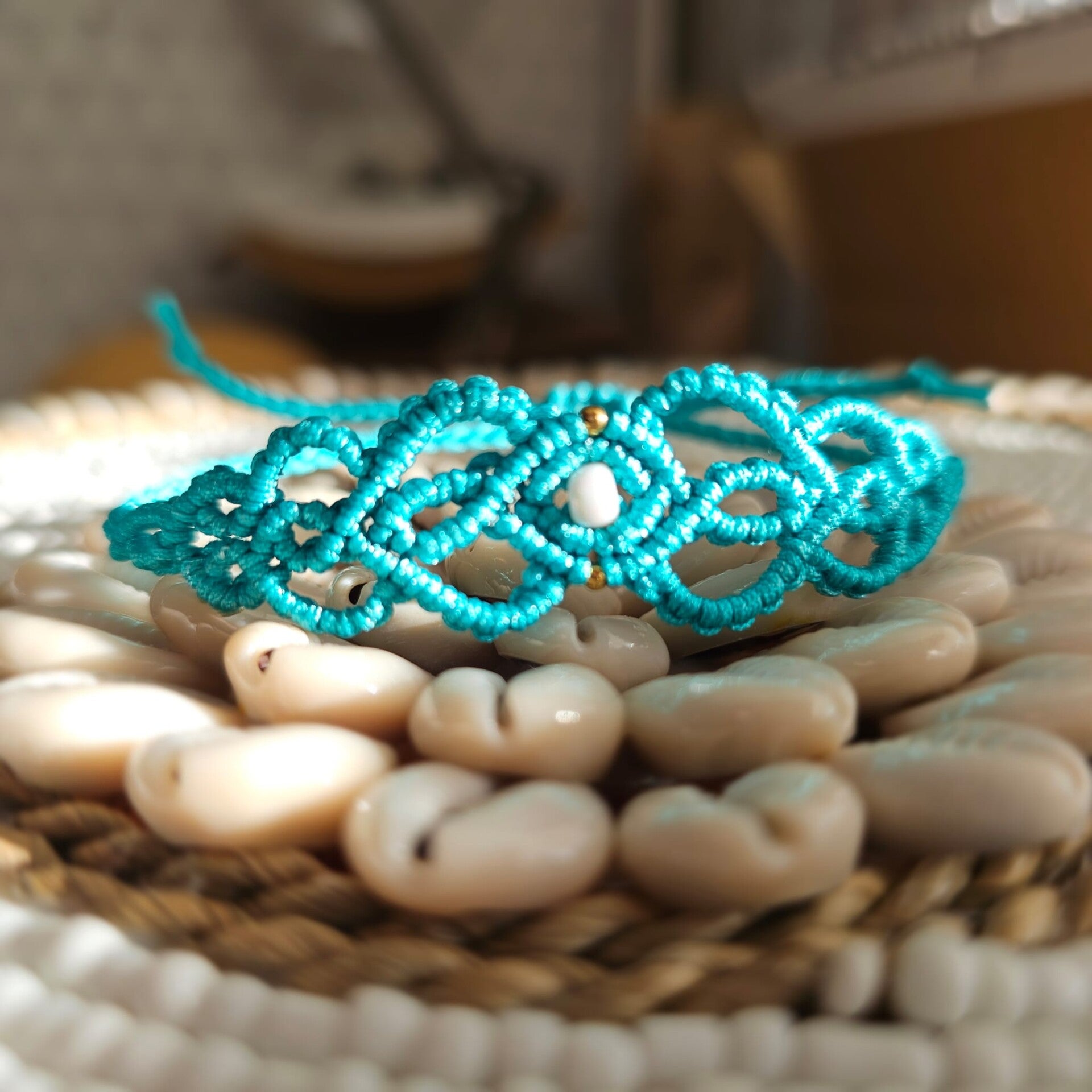 ℙ𝔸ℝ𝔸𝔻𝕀𝕊𝔼 armbandje 𝐛𝐥𝐚𝐮𝐰