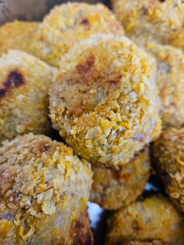 Boulette de volaille au lard fumé pané - 500gr