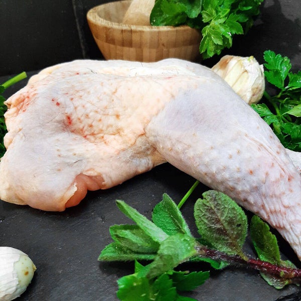 Cuisse de poulet fermier en poche sous vide par 2,5kg