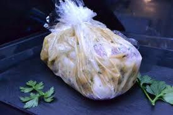 Papillote de poulet crème de girolles - 1 pièce