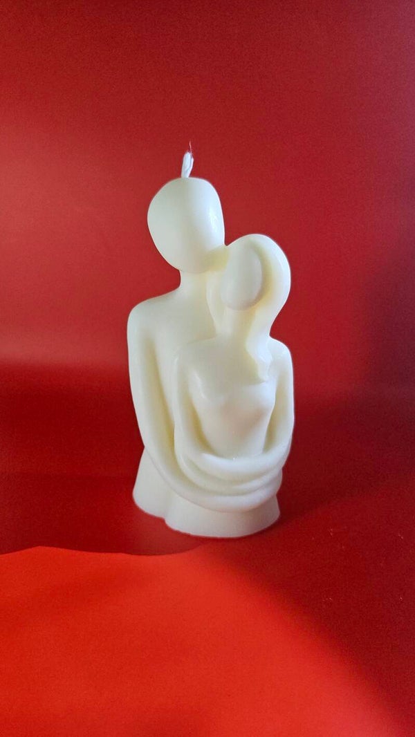 Freistehende Sojakerze