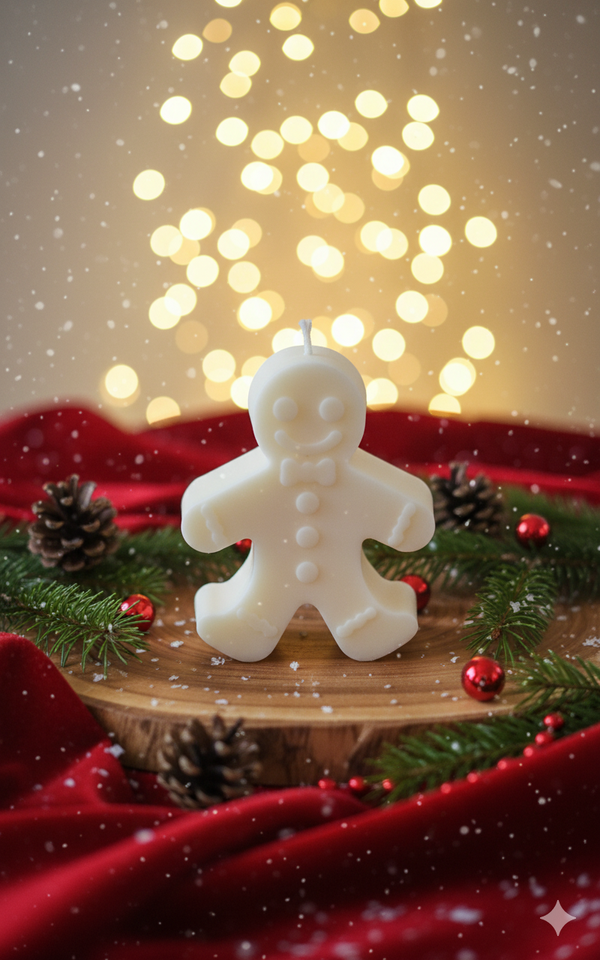 Kerze „Lebkuchenmännchen“