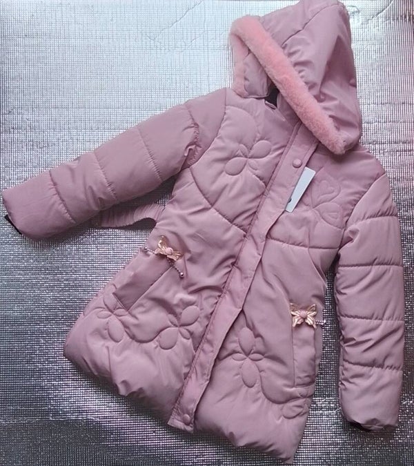 Meisjes dikke winterjas