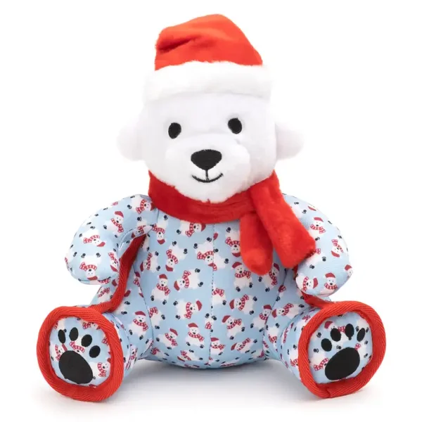 Peluche ours polaire de Noêl