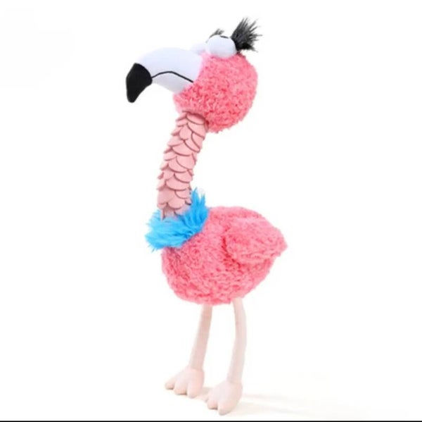 Grand oiseau loufoque rose 🐦