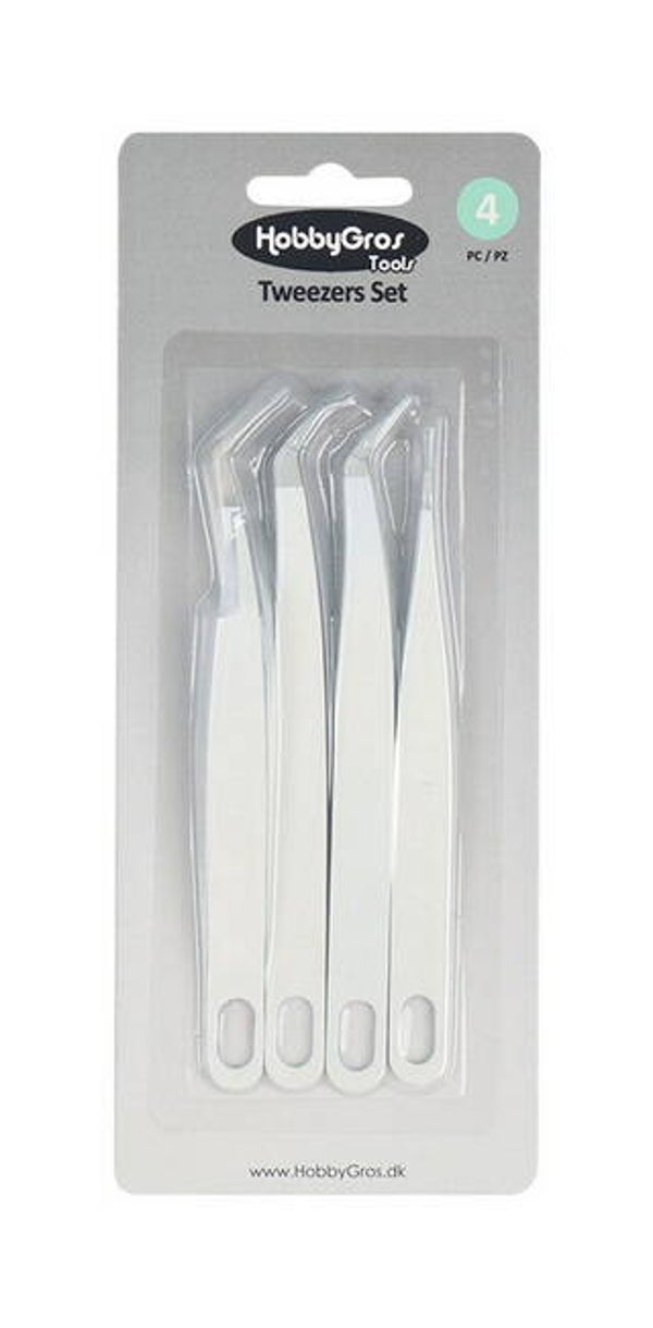 Tweezer set 4-pcs