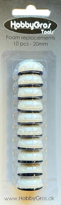 10x reserve foam voor blending tool 20 mm