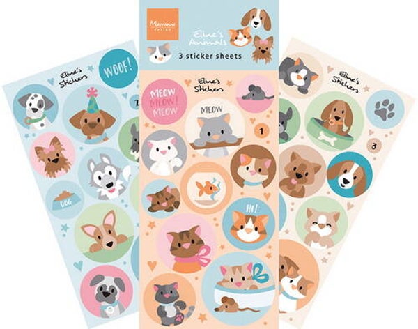 Stickers Eline's Cats & Dogs