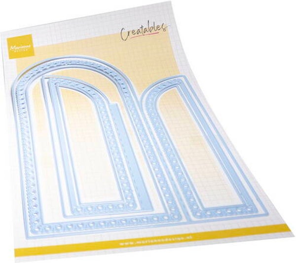 Creatables stencil Slimline Trifold
