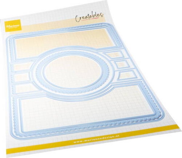 Creatables stencil Swing-fold circle