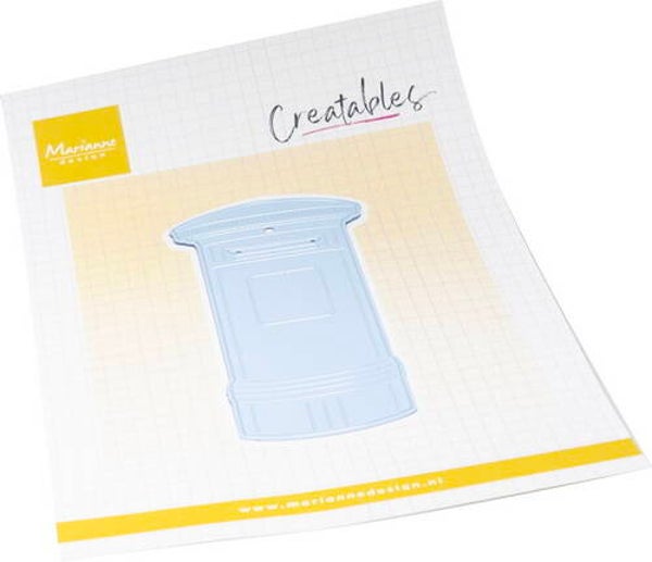 Creatables stencil Postbox