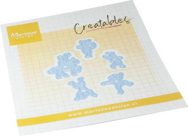 Creatables stencil Sint & Pieten