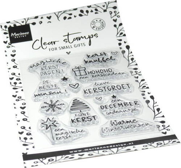 Clear Stamp Kaertjes en Co - Kerst