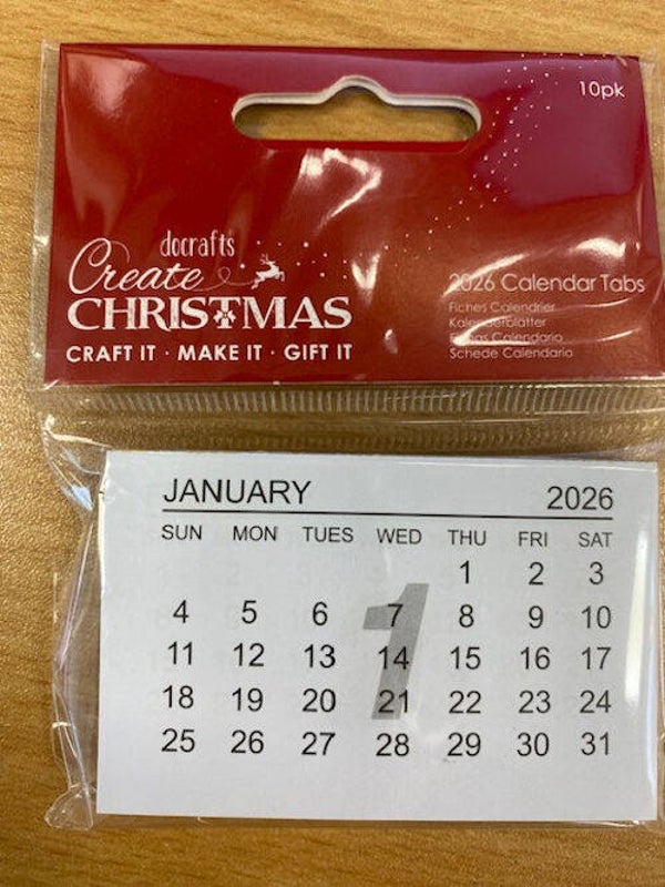 10x mini kalender 2026