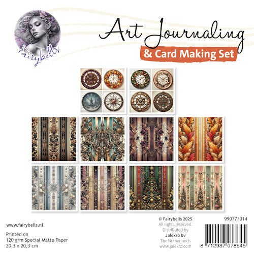 Art Journaling & Card Making Set Klokken