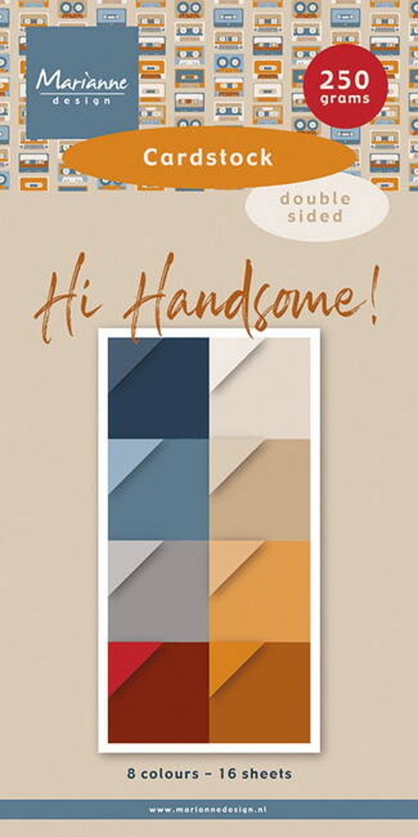 Pretty Papers bloc Hi Handsome ! Cardstock