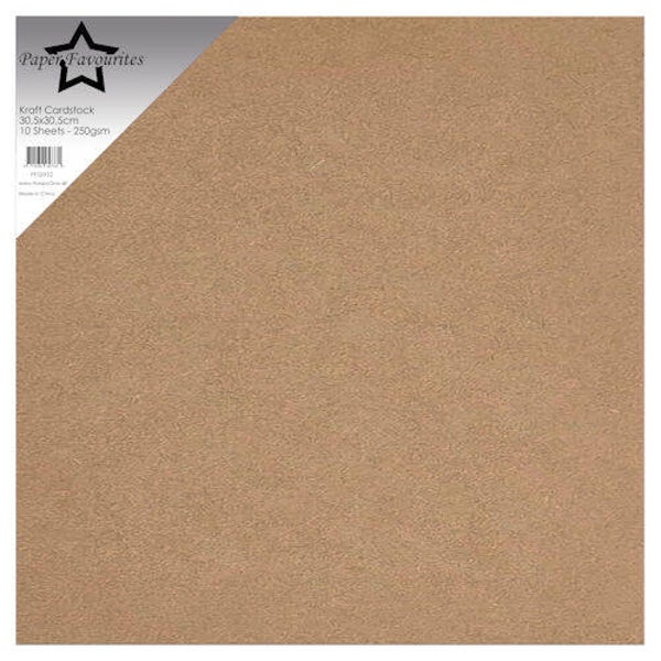Kraftpapier 30,5 x 30,5 cm 250 grs 10 vel