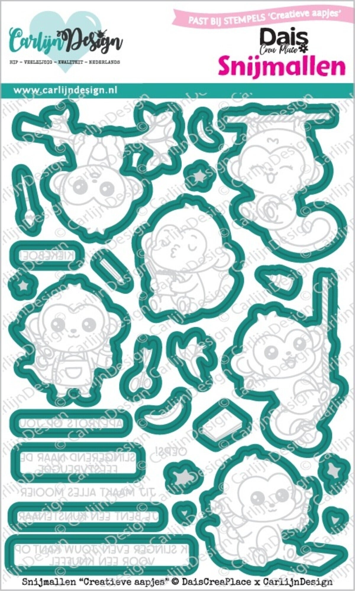 Snijmallen Creatieve Aapjes