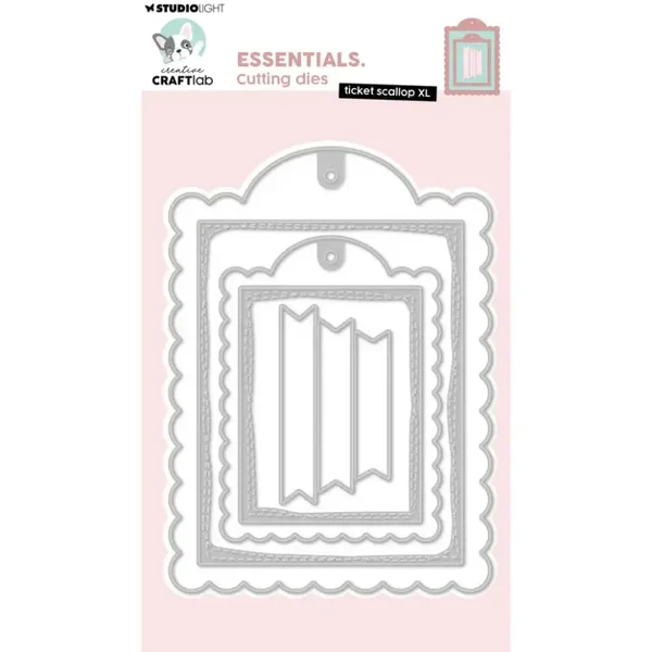 Creative Craftlab • Cutting Die Ticket scallop XL Essentials