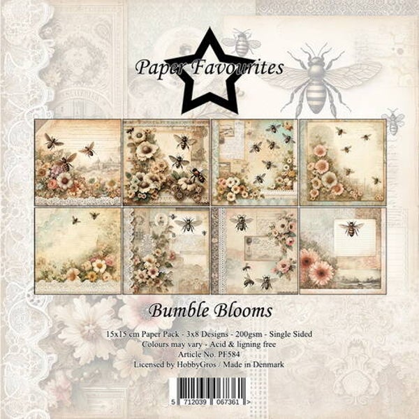 Paper Favourites 15x15 cm Bumble Blooms