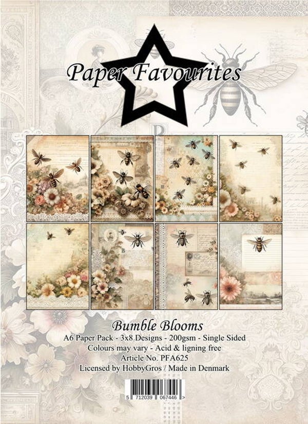 Paper Favourites A6 Bumble Blooms