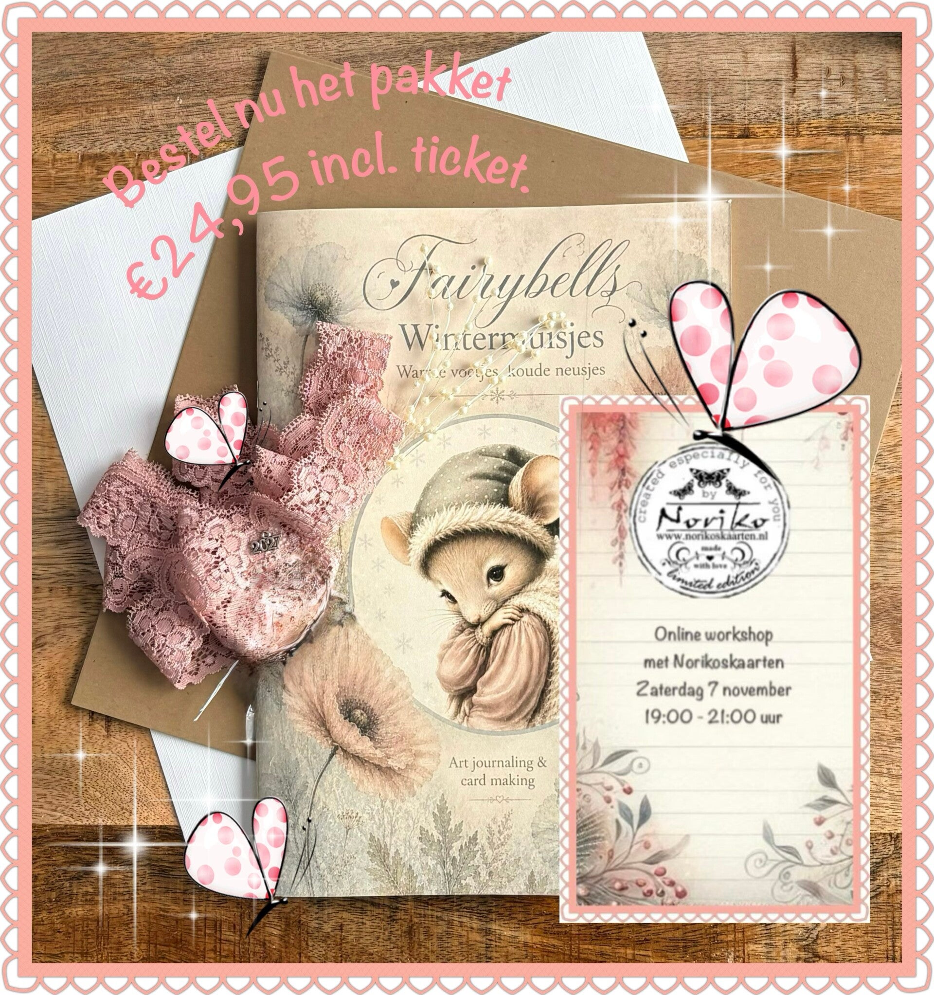Online Workshop pakket incl. ticket