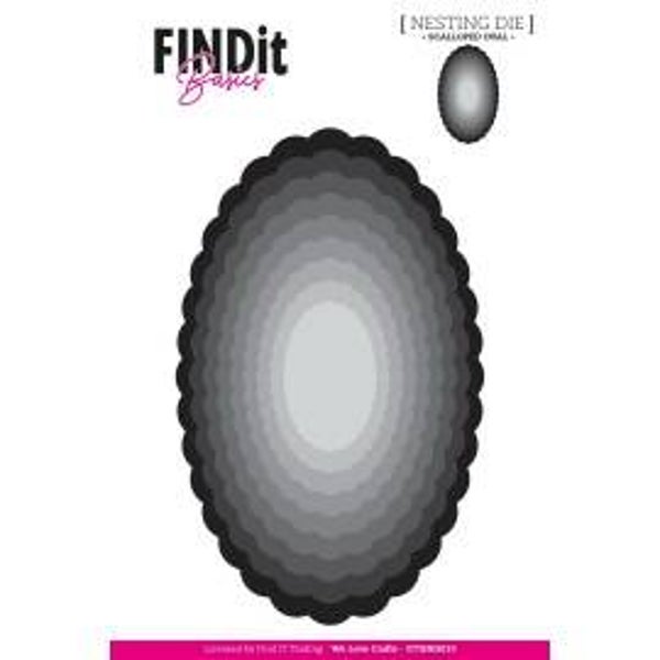 Find It Basics - Nesting Dies - Scalloped Oval