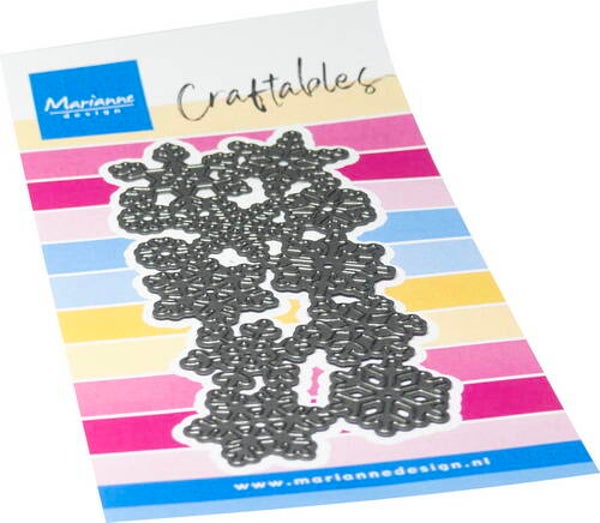 Craftables stencil Punch die XL Ice crystals