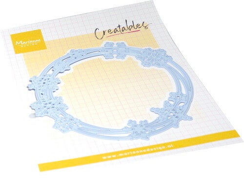 Creatables stencil Ice crystals - circle
