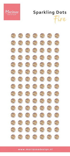 Sparkling dots - fire