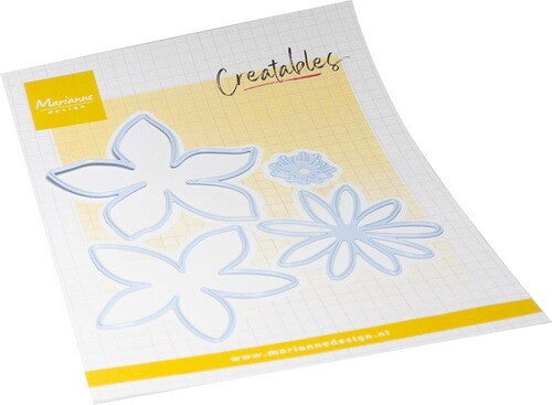 Creatables stencil Fantasy Flowers