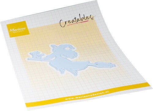 Creatables stencil Cute witch