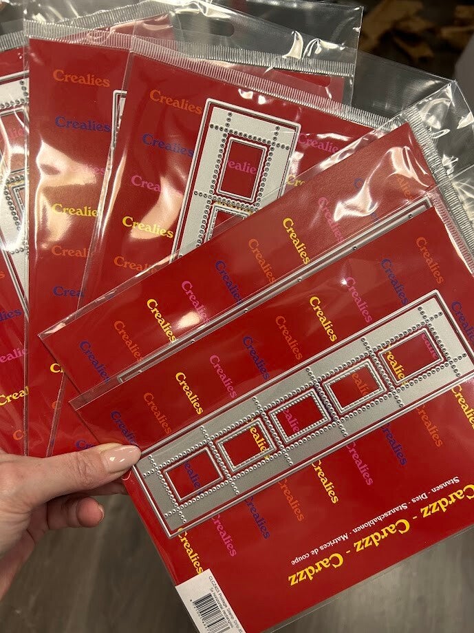 Postzegelstrip XL 5x horizontale rechthoeken