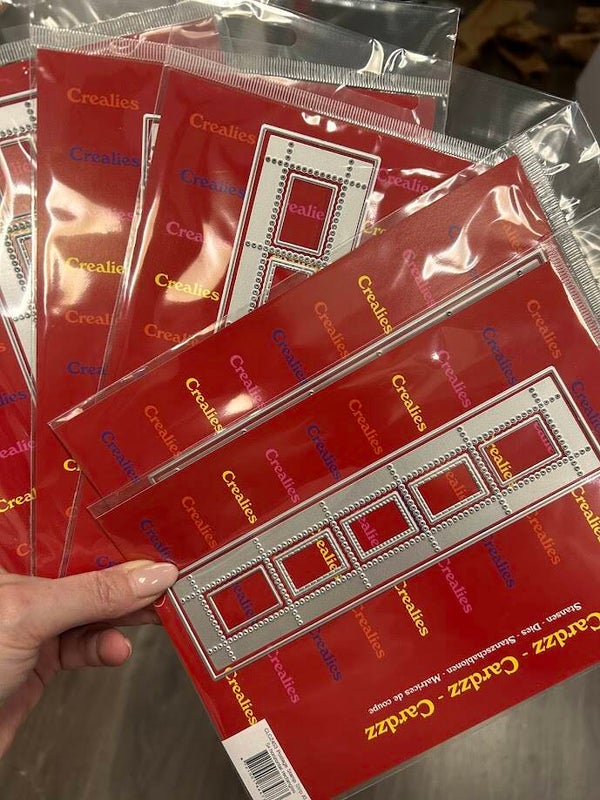 Postzegelstrip XL 5x horizontale rechthoeken