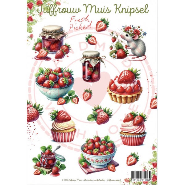 Juffrouw Muis Knipsel - Fresh Picked