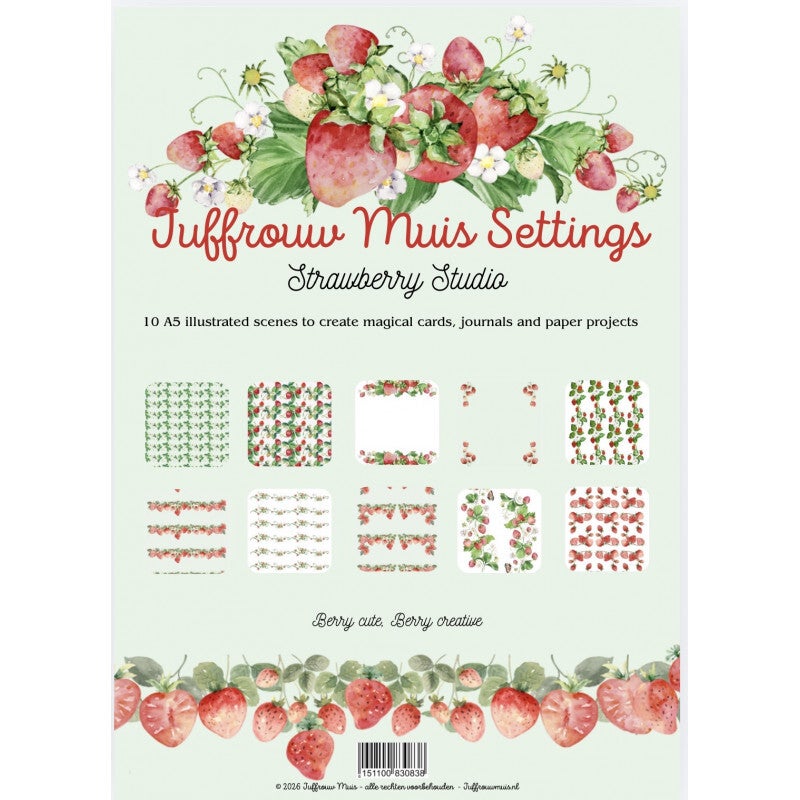 Juffrouw Muis Setting - Strawberry Studio