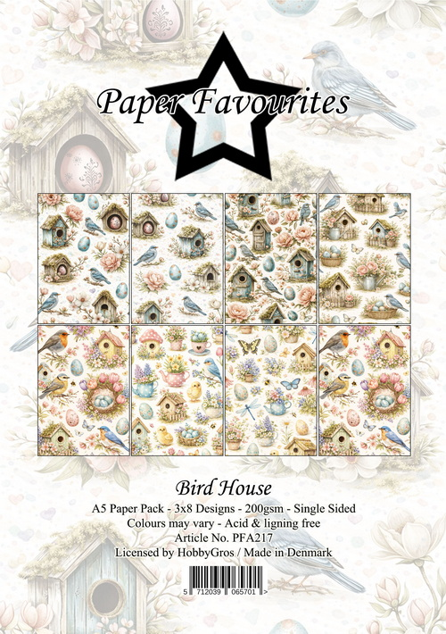 Paper Favourites A5 Bird House