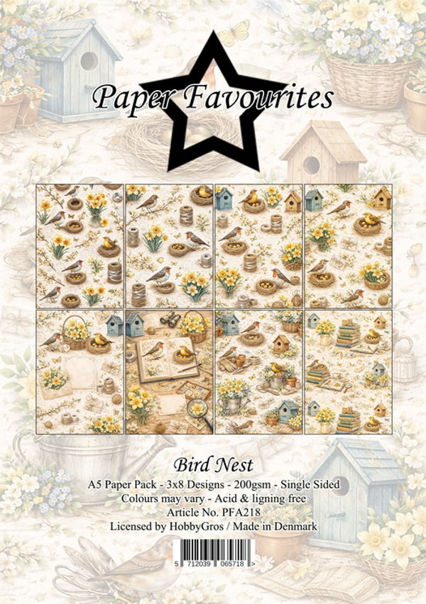 Paper Favourites A5 Bird Nest