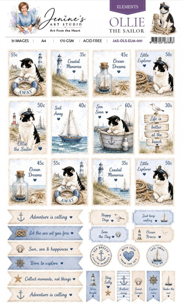 Jenine's Art Studio – Ollie the Sailor – Elements 001