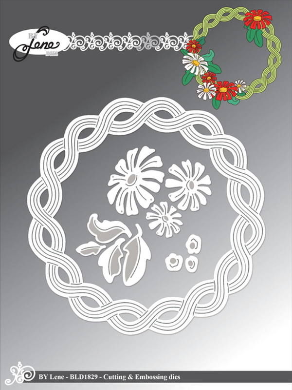 By Lene die Flower Wreath