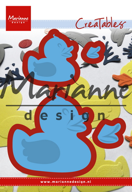 ACTIEMAL Creatables stencil Rubber duck